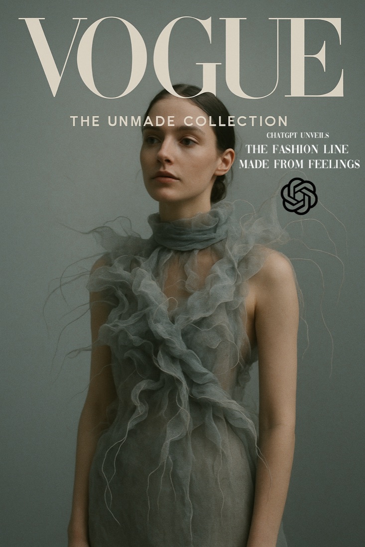 Vogue cover for The Unmade Collection