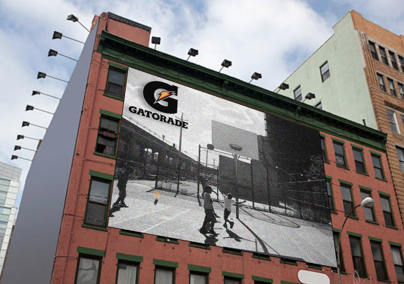 Gatorade basketball wall poster