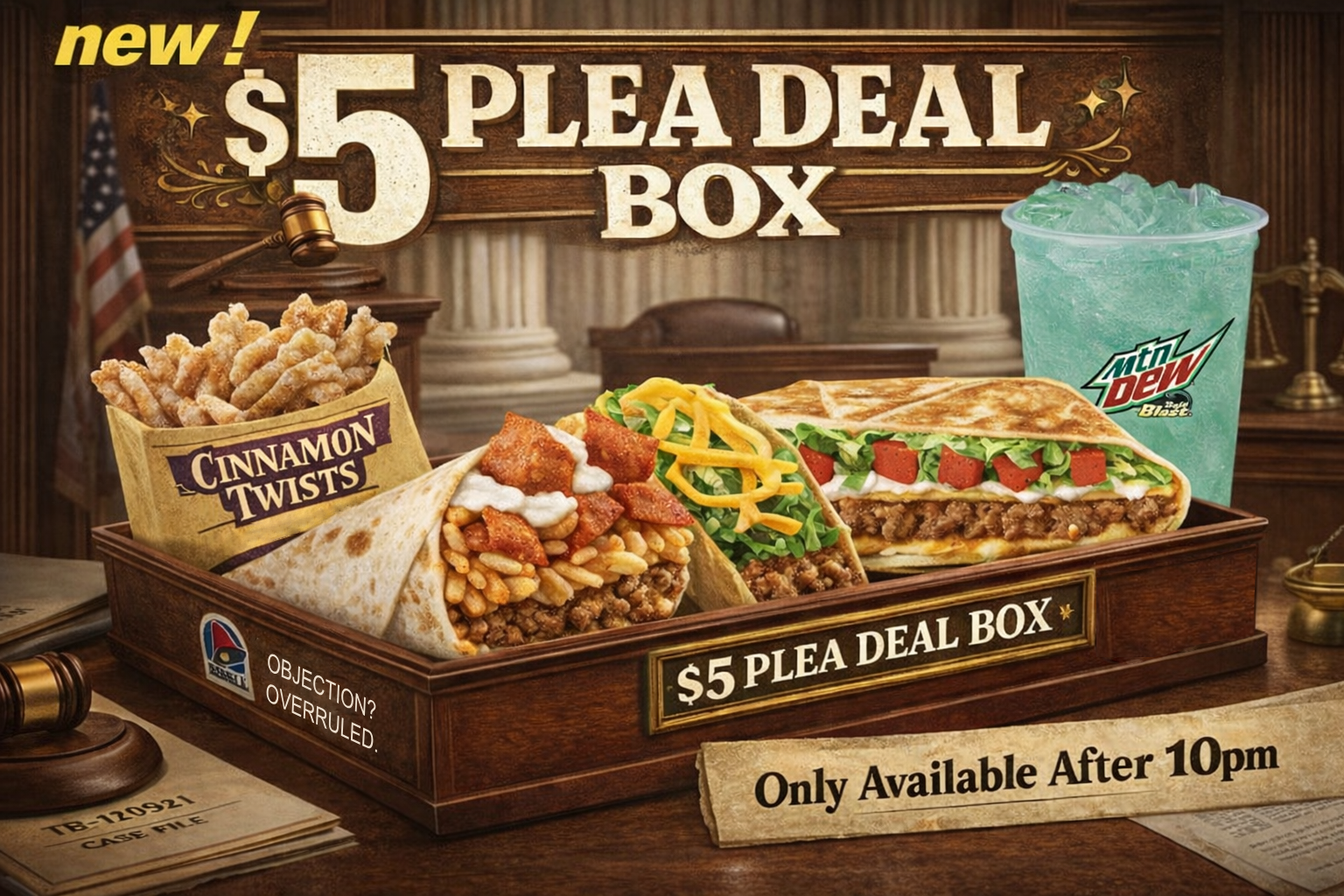 Taco Bell $5 Plea Deal Box product visual